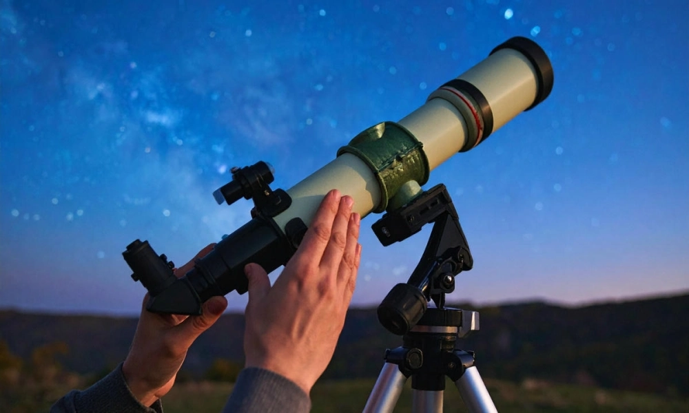 Hình ảnh kính viễn vọng Hubble trôi nổi giữa không gian vũ trụ bao la