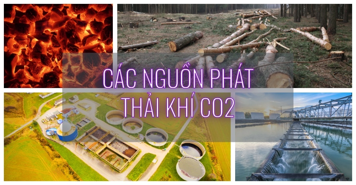 Các nguồn phát thải chính của khí CO2