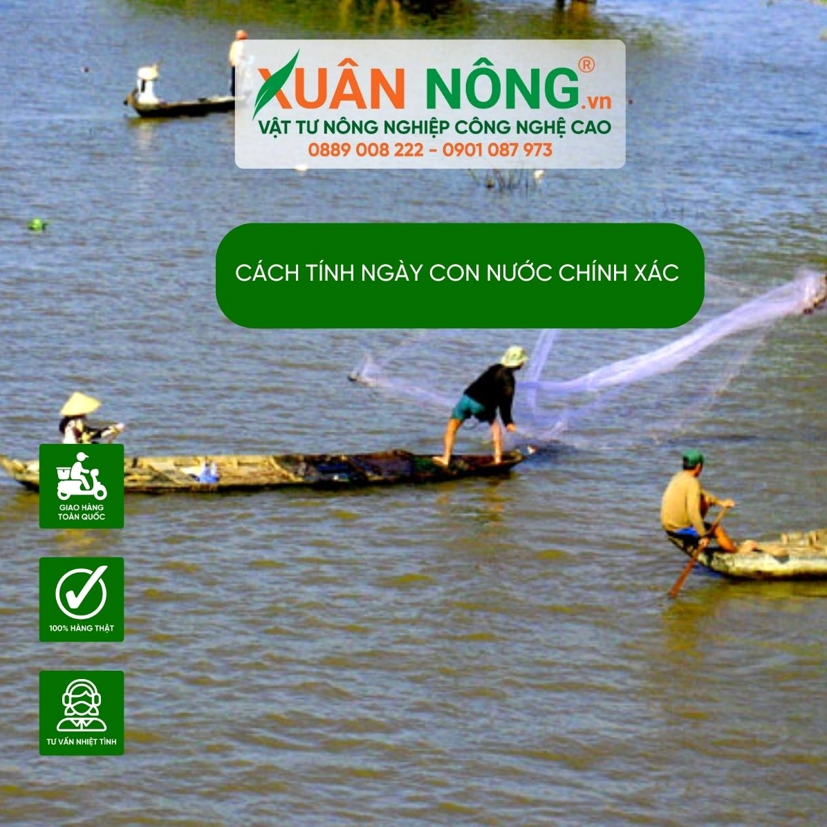 Cách tính ngày con nước chính xác áp dụng cho lịch thủy triều