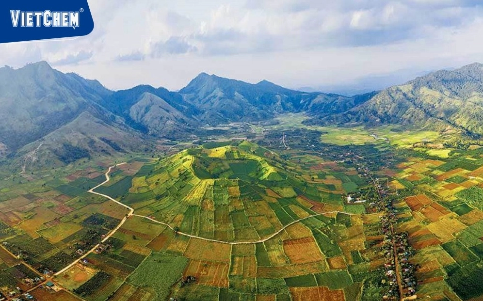 Cao nguyên Gia Lai với địa hình từ dung nham