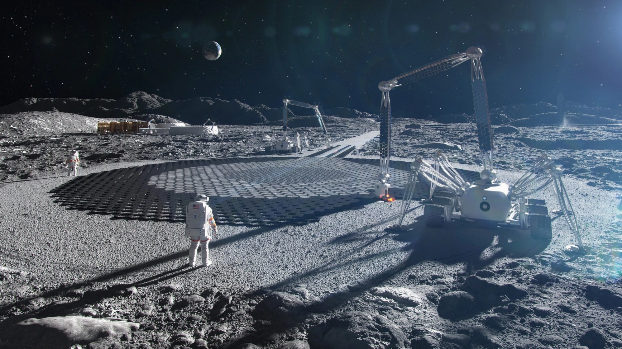Hệ thống xây dựng trên Mặt Trăng NASA hỗ trợ nghiên cứu sự sống
