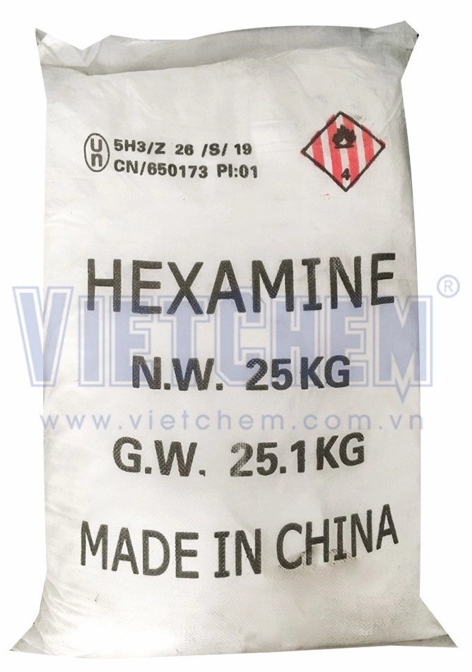Hexamine C6H12N4 99% Trung Quốc 25kg bao