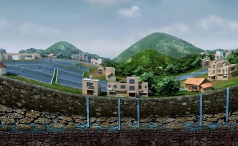 Hình ảnh khai thác nước ngầm từ mạch ngầm