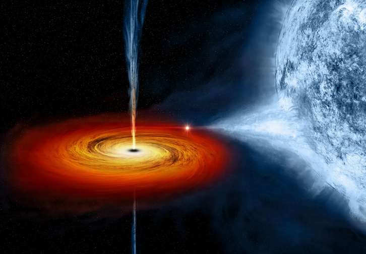Hình ảnh NASA về hiện tượng rơi vào hố đen