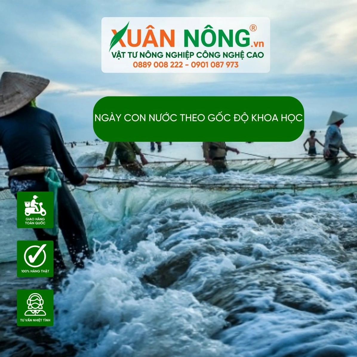 Ngày con nước theo góc độ khoa học giải thích cách tính thủy triều