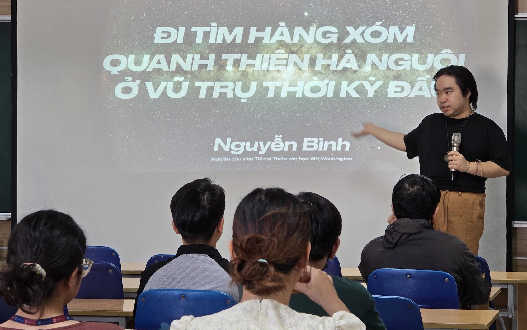 RECAP SỰ KIỆN LỚP HỌC THIÊN VĂN CÙNG NCS NGUYỄN BÌNH NGƯỢC DÒNG THỜI GIAN