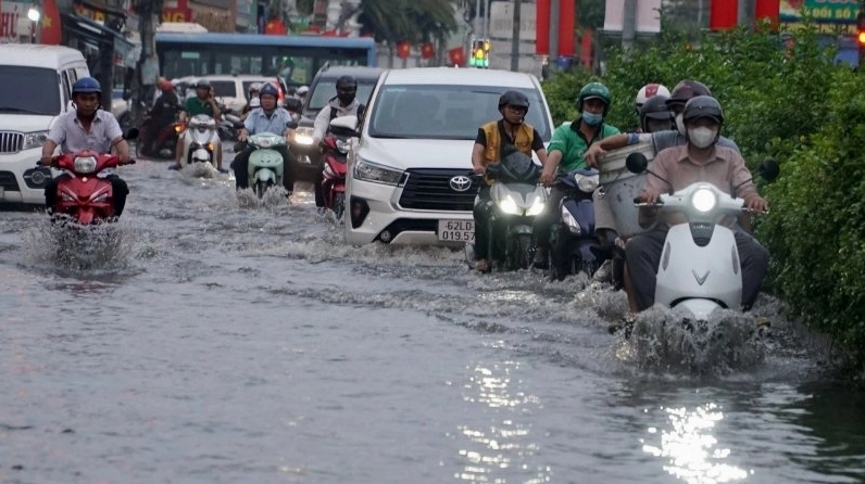 Triều cường xảy ra hai lần mỗi ngày do chu kỳ thủy triều