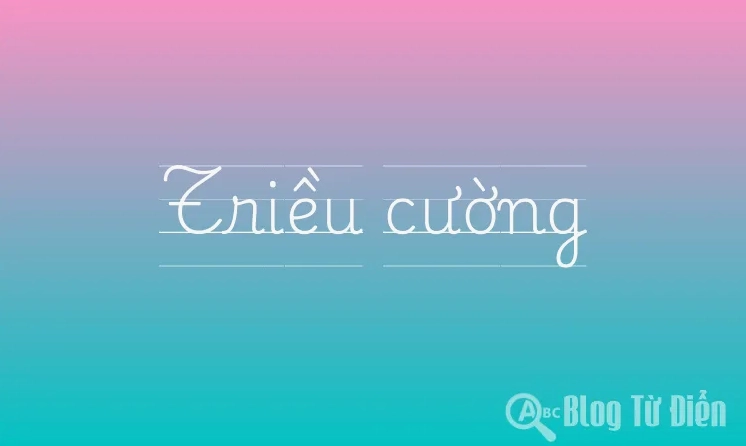 Từ điển giải thích khái niệm triều cường và nguyên nhân