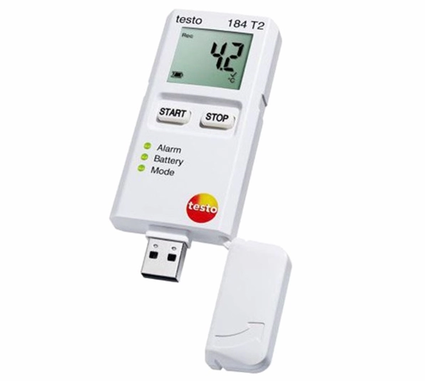 USB đo ghi nhiệt độ Testo 184-T2 kiểm soát độ ẩm